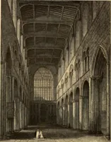 An illustration from Winkles's architectural and picturesque illustrations of the cathedral churches of England and Wales (1836)