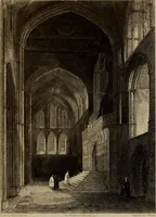 An illustration from Winkles's architectural and picturesque illustrations of the cathedral churches of England and Wales (1836)