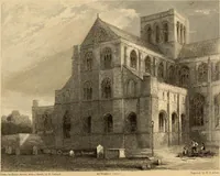 An illustration from Winkles's architectural and picturesque illustrations of the cathedral churches of England and Wales (1836)