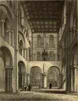 An illustration from Winkles's architectural and picturesque illustrations of the cathedral churches of England and Wales (1836)