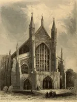 An illustration from Winkles's architectural and picturesque illustrations of the cathedral churches of England and Wales (1836)