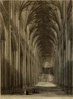 An illustration from Winkles's architectural and picturesque illustrations of the cathedral churches of England and Wales (1836)