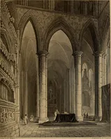 An illustration from Winkles's architectural and picturesque illustrations of the cathedral churches of England and Wales (1836)