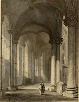 An illustration from Winkles's architectural and picturesque illustrations of the cathedral churches of England and Wales (1836)