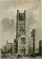 An illustration from Winkles's architectural and picturesque illustrations of the cathedral churches of England and Wales (1836)