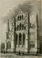 An illustration from Winkles's architectural and picturesque illustrations of the cathedral churches of England and Wales (1836)