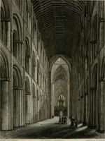 An illustration from Winkles's architectural and picturesque illustrations of the cathedral churches of England and Wales (1836)
