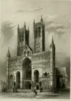 An illustration from Winkles's architectural and picturesque illustrations of the cathedral churches of England and Wales (1836)