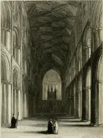 An illustration from Winkles's architectural and picturesque illustrations of the cathedral churches of England and Wales (1836)