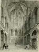 An illustration from Winkles's architectural and picturesque illustrations of the cathedral churches of England and Wales (1836)