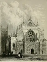 An illustration from Winkles's architectural and picturesque illustrations of the cathedral churches of England and Wales (1836)