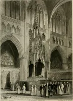 An illustration from Winkles's architectural and picturesque illustrations of the cathedral churches of England and Wales (1836)