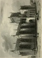 An illustration from Winkles's architectural and picturesque illustrations of the cathedral churches of England and Wales (1836)