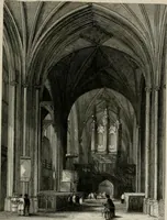 An illustration from Winkles's architectural and picturesque illustrations of the cathedral churches of England and Wales (1836)