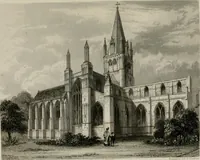 An illustration from Winkles's architectural and picturesque illustrations of the cathedral churches of England and Wales (1836)