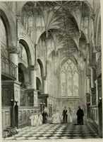 An illustration from Winkles's architectural and picturesque illustrations of the cathedral churches of England and Wales (1836)
