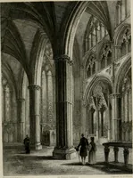 An illustration from Winkles's architectural and picturesque illustrations of the cathedral churches of England and Wales (1836)