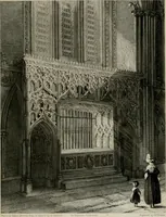 An illustration from Winkles's architectural and picturesque illustrations of the cathedral churches of England and Wales (1836)