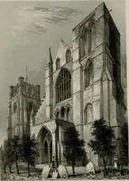An illustration from Winkles's architectural and picturesque illustrations of the cathedral churches of England and Wales (1836)