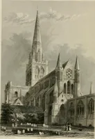 An illustration from Winkles's architectural and picturesque illustrations of the cathedral churches of England and Wales (1836)