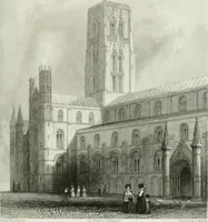 An illustration from Winkles's architectural and picturesque illustrations of the cathedral churches of England and Wales (1836)