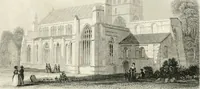 An illustration from Winkles's architectural and picturesque illustrations of the cathedral churches of England and Wales (1836)