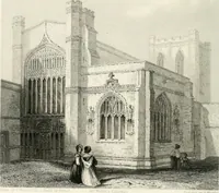 An illustration from Winkles's architectural and picturesque illustrations of the cathedral churches of England and Wales (1836)