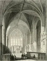 An illustration from Winkles's architectural and picturesque illustrations of the cathedral churches of England and Wales (1836)