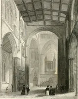 An illustration from Winkles's architectural and picturesque illustrations of the cathedral churches of England and Wales (1836)