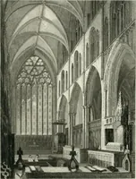 An illustration from Winkles's architectural and picturesque illustrations of the cathedral churches of England and Wales (1836)
