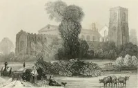 An illustration from Winkles's architectural and picturesque illustrations of the cathedral churches of England and Wales (1836)