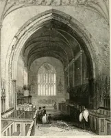 An illustration from Winkles's architectural and picturesque illustrations of the cathedral churches of England and Wales (1836)