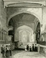 An illustration from Winkles's architectural and picturesque illustrations of the cathedral churches of England and Wales (1836)