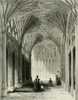 An illustration from Winkles's architectural and picturesque illustrations of the cathedral churches of England and Wales (1836)