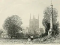 An illustration from Winkles's architectural and picturesque illustrations of the cathedral churches of England and Wales (1836)