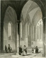 An illustration from Winkles's architectural and picturesque illustrations of the cathedral churches of England and Wales (1836)