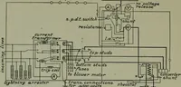 An illustration from Wiring diagrams of electrical apparatus and installations (1913)