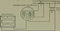 An illustration from Wiring diagrams of electrical apparatus and installations (1913)