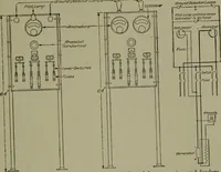 An illustration from Wiring diagrams of electrical apparatus and installations (1913)