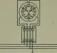 An illustration from Wiring diagrams of electrical apparatus and installations (1913)