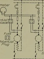 An illustration from Wiring diagrams of electrical apparatus and installations (1913)