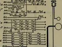 An illustration from Wiring diagrams of electrical apparatus and installations (1913)