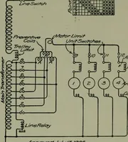 An illustration from Wiring diagrams of electrical apparatus and installations (1913)
