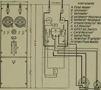 An illustration from Wiring diagrams of electrical apparatus and installations (1913)