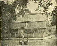 An illustration from Witchcraft in Salem village (1904)