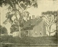 An illustration from Witchcraft in Salem village (1904)