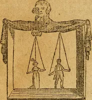 An illustration from Witchcraft: or The art of fortune-telling unveiled: from the low ambition of the celebrated Mary Pitcher, to the more elevated, but equally vague pretensions of the injudicious astrologer. (1805)