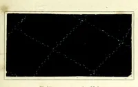 An illustration from Wollmarineblau P2B und Kresolschwarz S4B mit Glanzstoffeffekten im Stück gefärbt = Bleu marine pour laine P2B et noir krésol S4B teints sur pièce avec effets de soire artificielle (Glanzstoff d'Elberfeld) = Wool navy blue P2B and kresol black S4B dyed on piece with Elberfeld artificial silk threads (Glanzstoff) (1890)