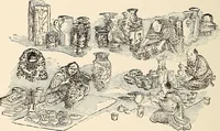 An illustration from The woman's book, dealing practically with the modern conditions of home-life, self-support, education, opportunties, and every-day problems (1894)