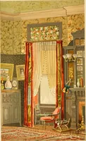 An illustration from Woman’s handiwork in modern homes, by Constance Cary Harrison; with numerous illustrations and five colored plates from designs by Samuel Colman, Rosina Emmet, George Gibson, and others (1881)